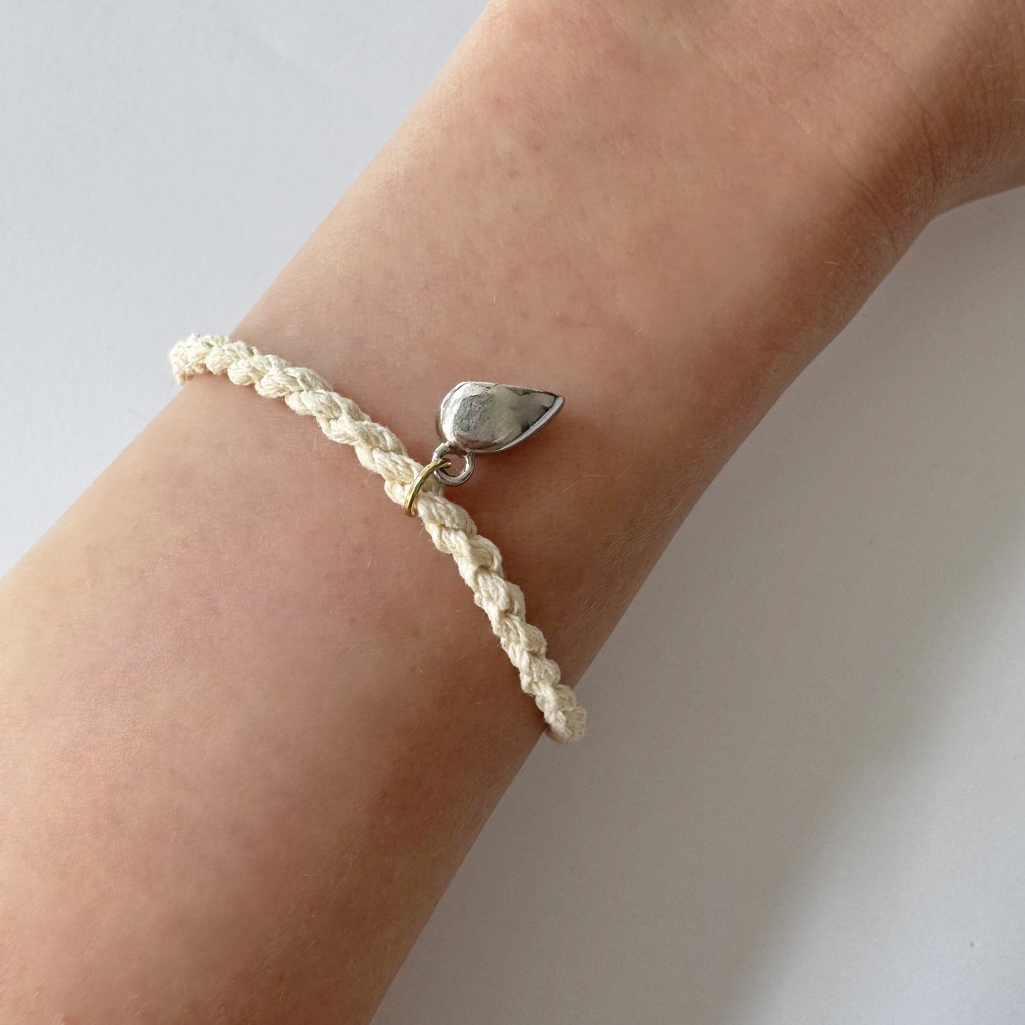 Magnetic Heart Rope Bracelet Set for Two