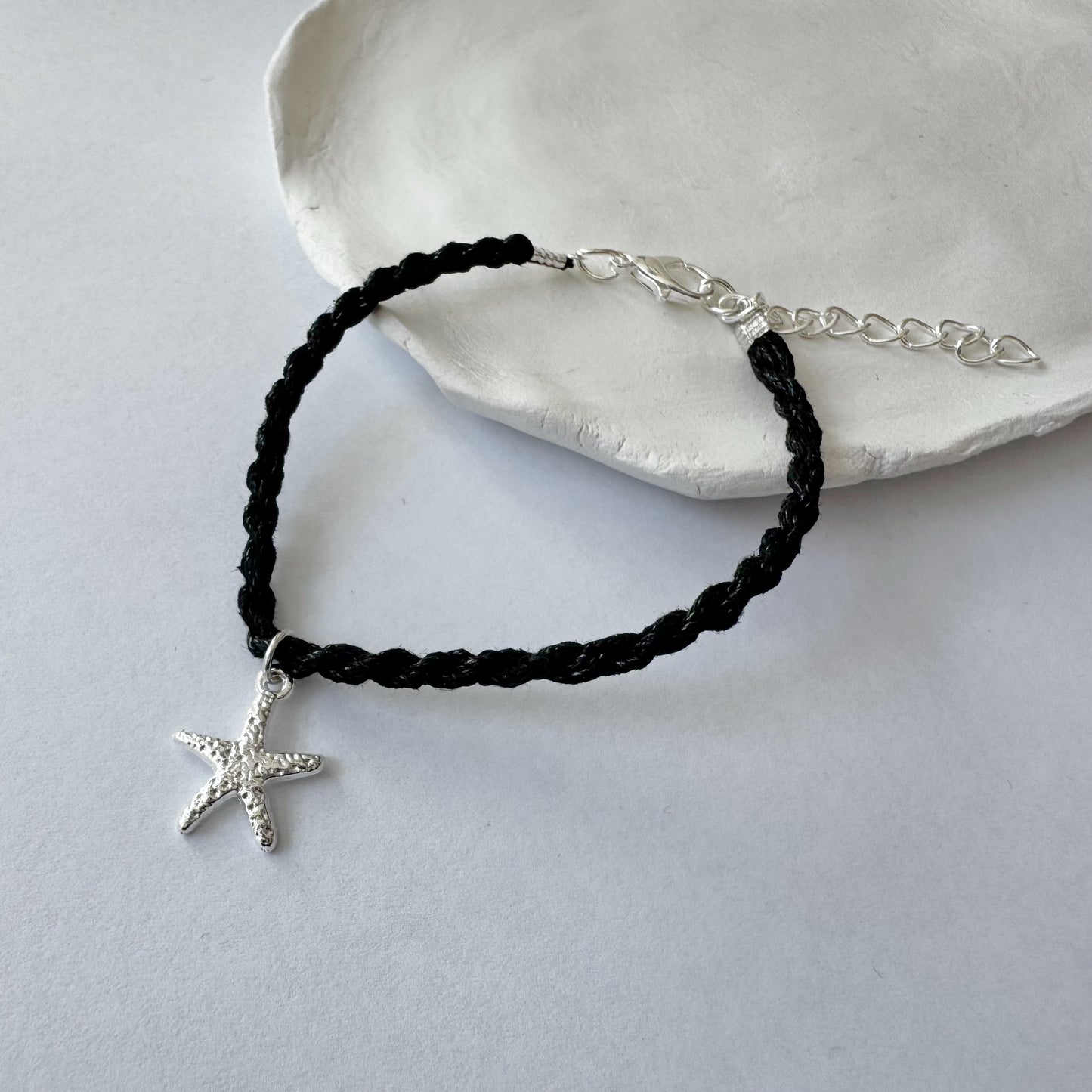 Colorful Rope Bracelet with Starfish Charm