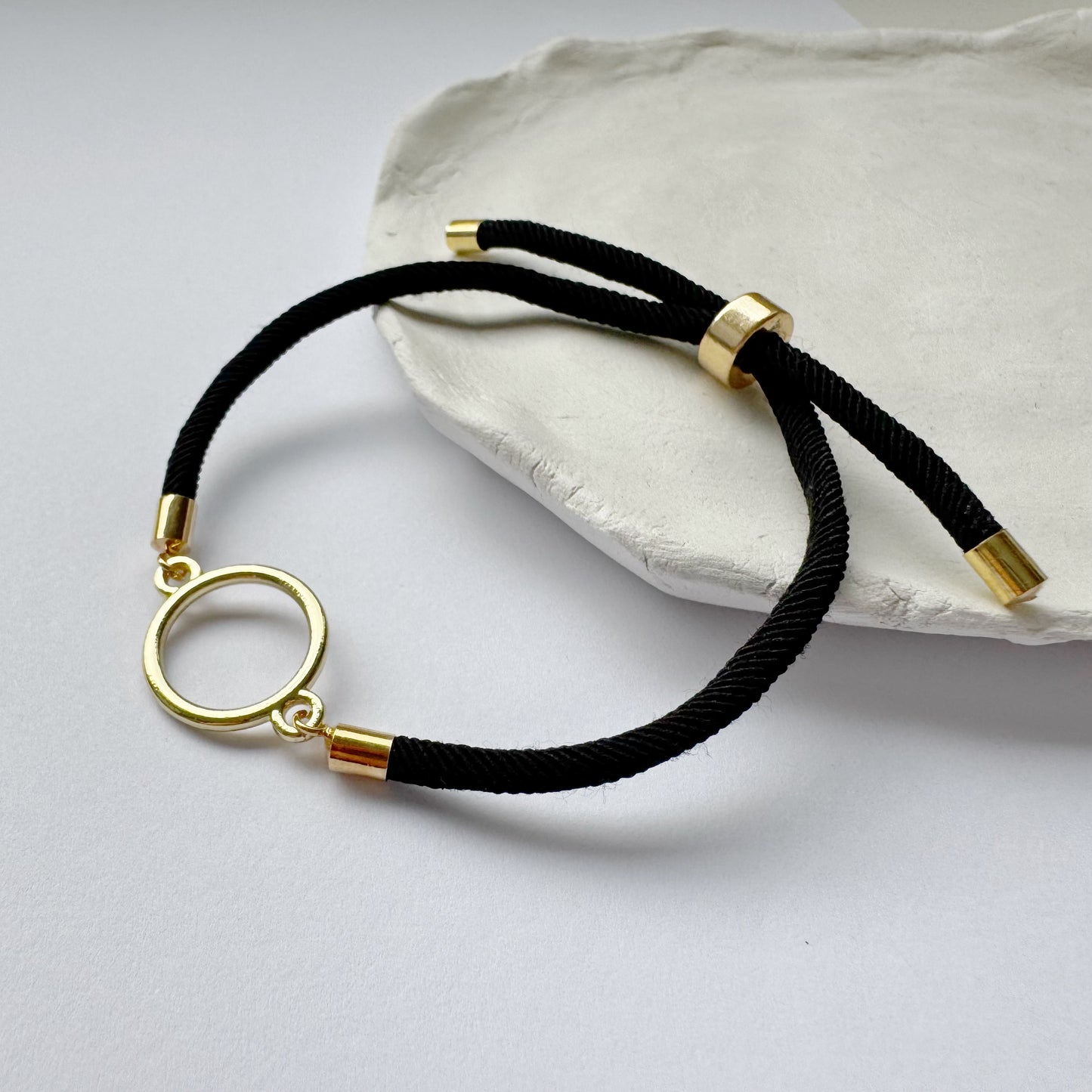 Round Charm Infinity Bracelet - Gift for her