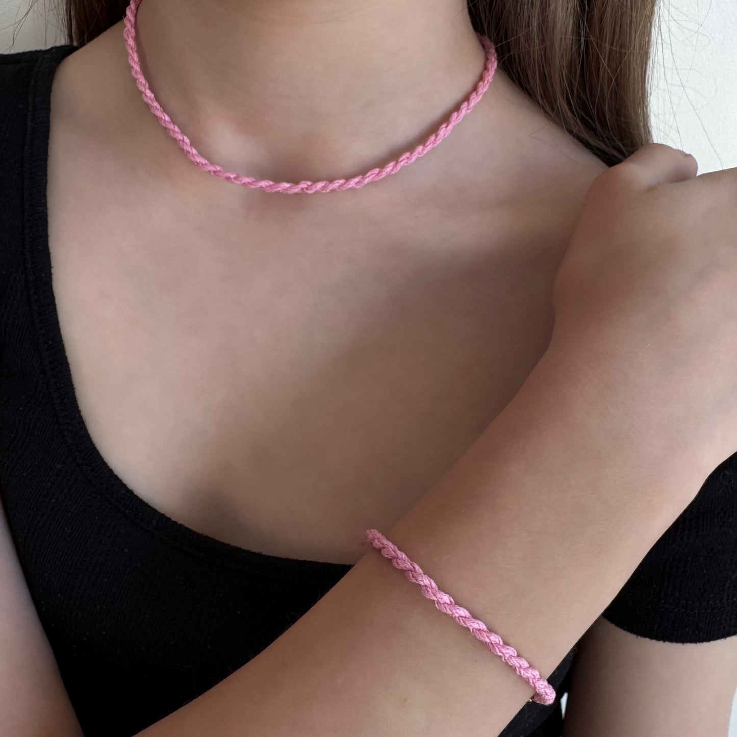 Colorful Rope Necklace – Minimalist Everyday Style